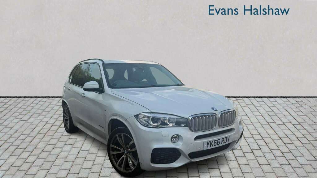 BMW X5 Xdrive40d M Sport 7 Seat 2016 White #2