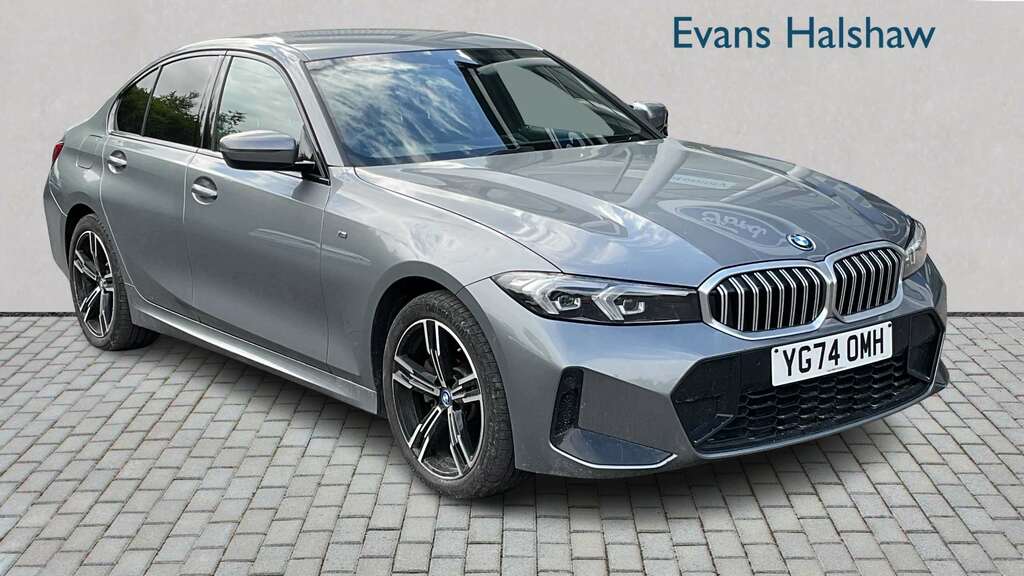 BMW 3 Series 330E Xdrive Sport Saloon Black #1
