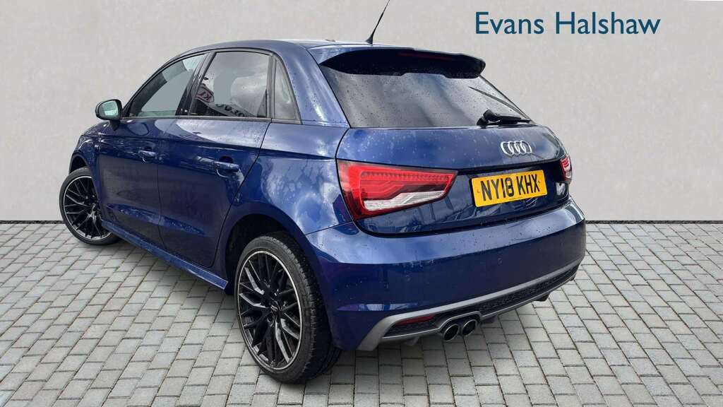 Audi A1 1.4 Tfsi S Line Nav S Tronic 2018 NY18KHX Blue #2