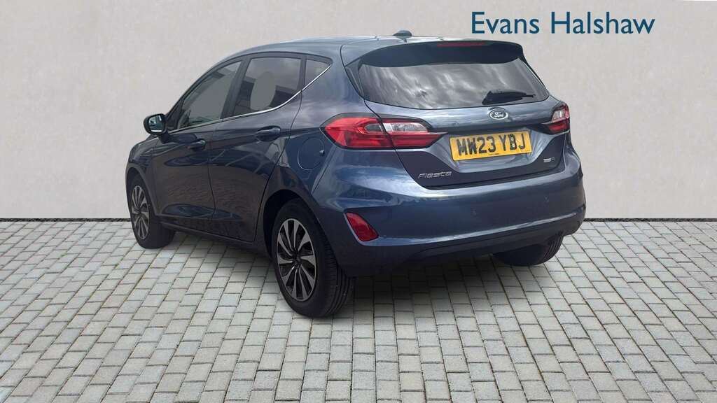 Ford Fiesta 1.0 Ecoboost Hybrid Mhev 125 Titanium 2023 MW23YBJ Blue #2
