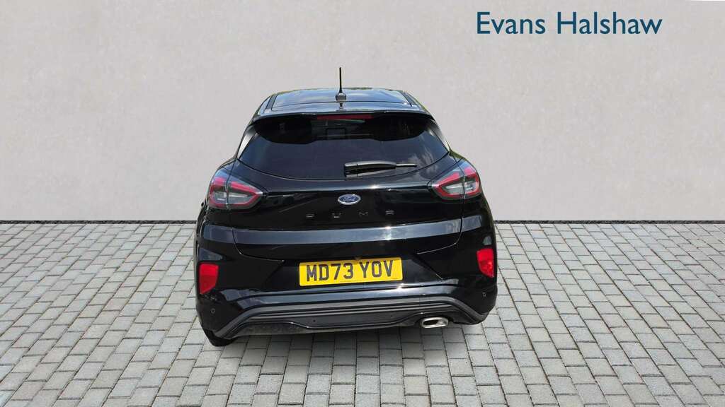 Ford Puma 1.0 Ecoboost Hybrid Mhev St-line 2023 MD73YOV Black #4