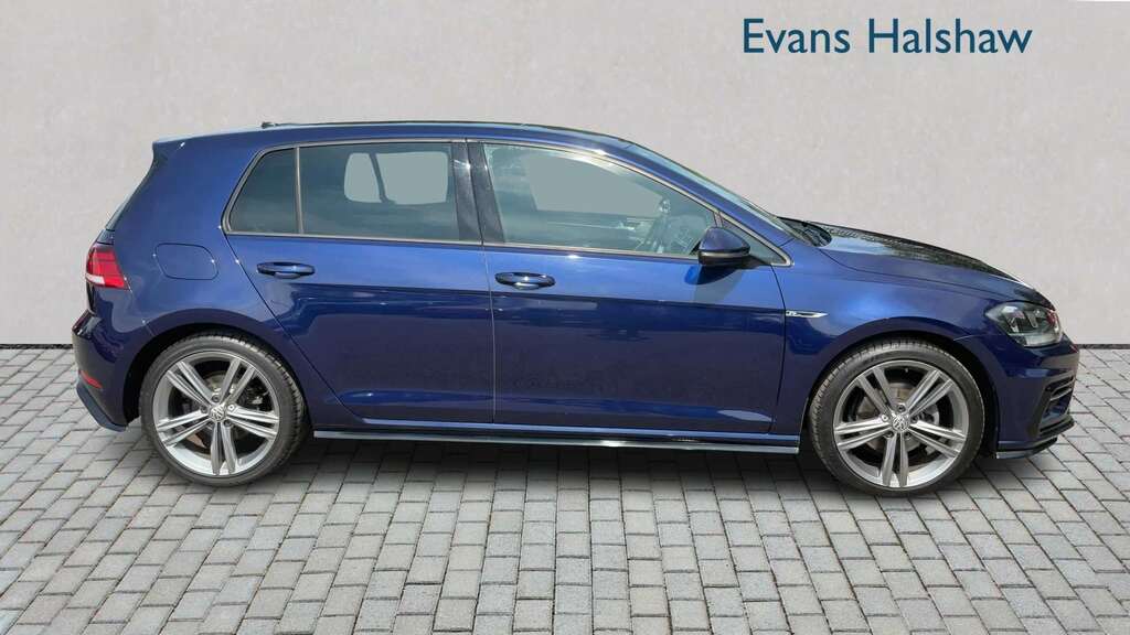 Volkswagen Golf 1.5 Tsi Evo 150 R-line 2019 KM19NDF Blue #2