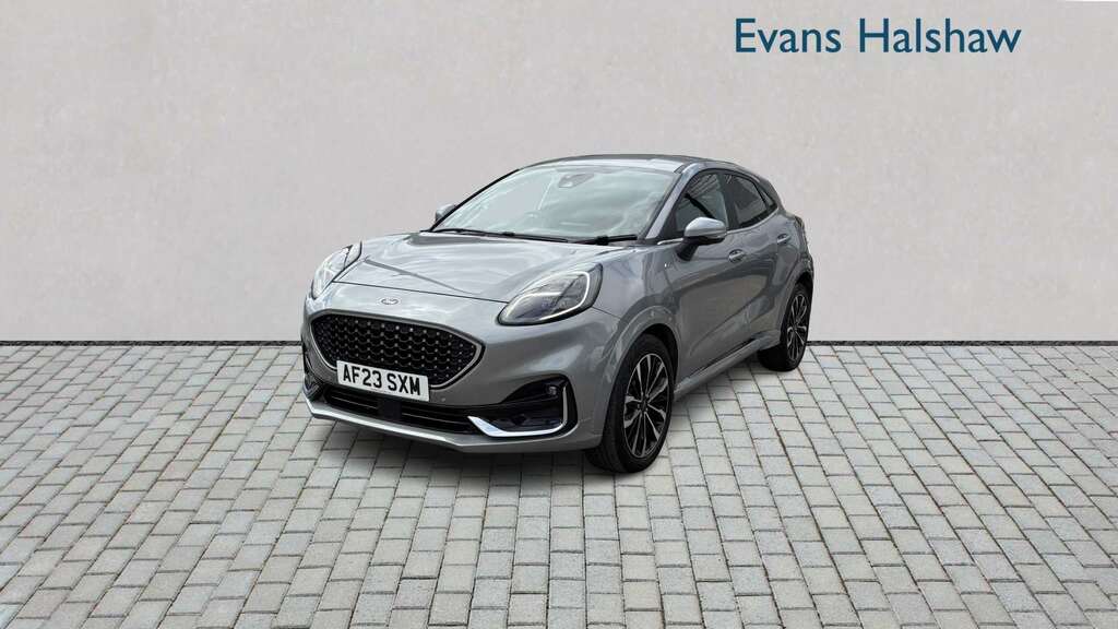 Ford Puma 1.0 Ecoboost Hybr Mhev 155 St-line Vignale Dct AF23SXM Silver #2