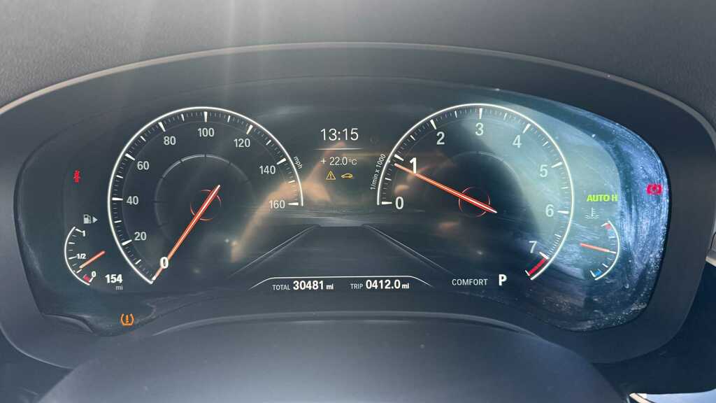 BMW 5 Series 520I M Sport 2019 Blue #4