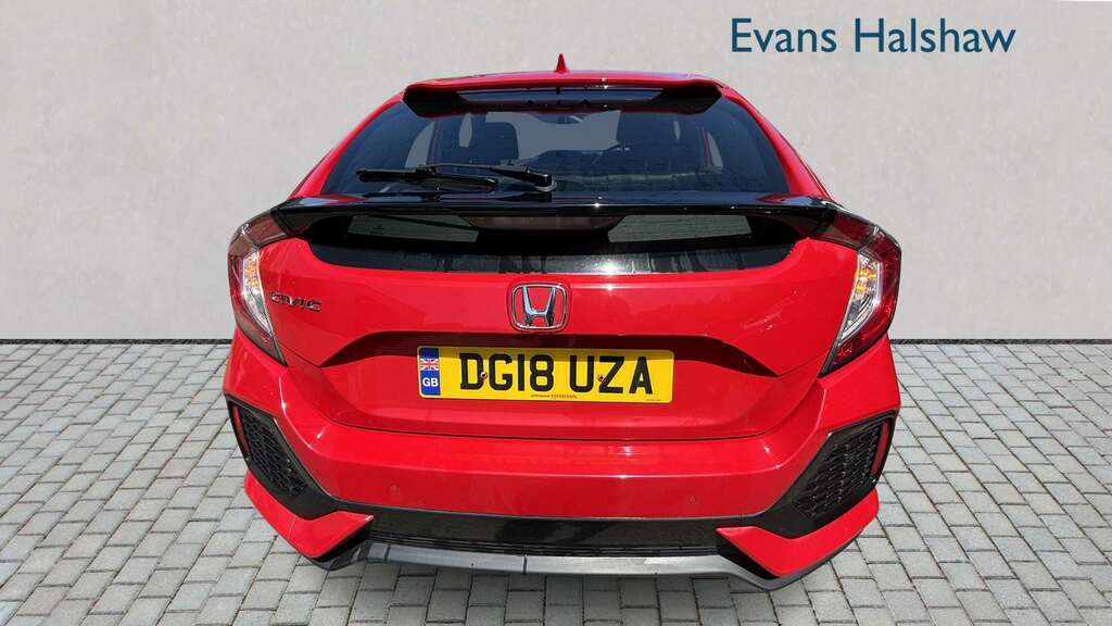 Honda Civic 1.0 Vtec Turbo Se 2018 Red #4