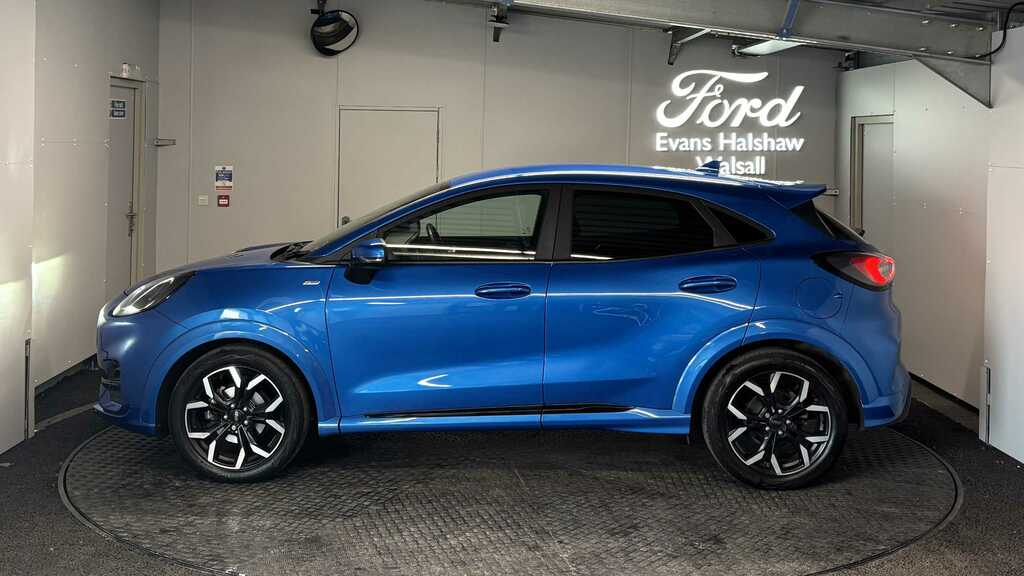 Ford Puma 1.0 Ecoboost Hybrid Mhev 155 St-line X 2021 WV21XXH Blue #6