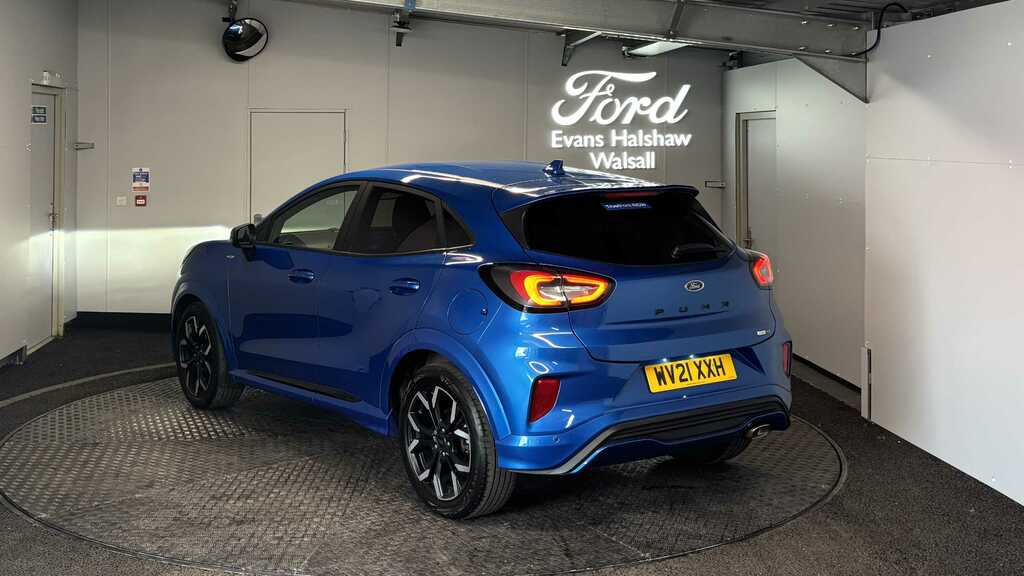 Ford Puma 1.0 Ecoboost Hybrid Mhev 155 St-line X 2021 WV21XXH Blue #5