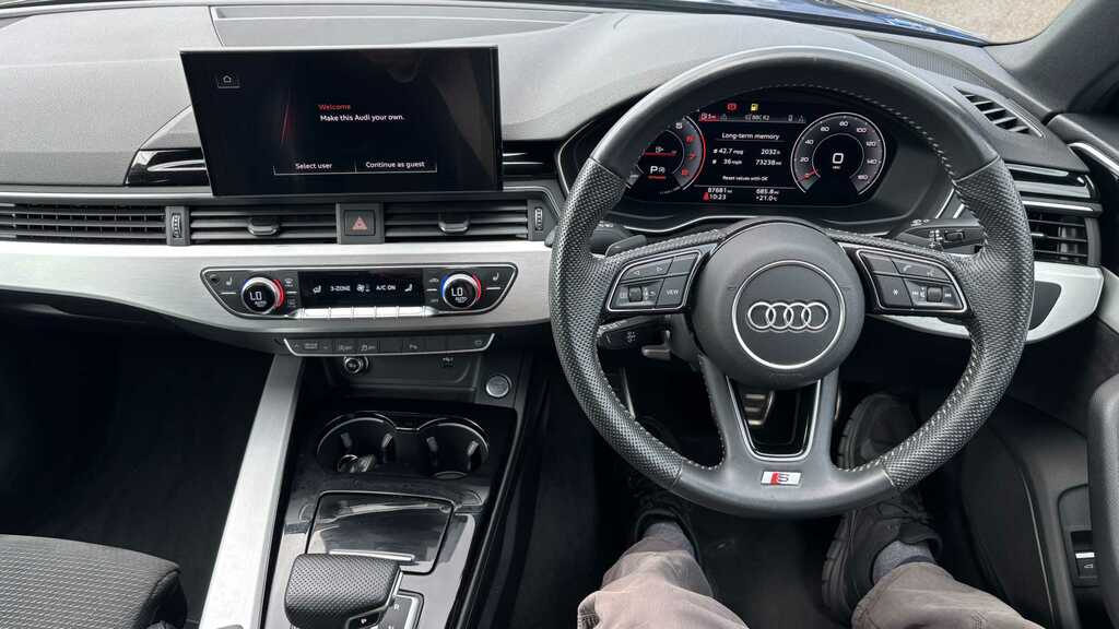 Audi A4 2.0 Tdi 30 Sport Saloon S Tronic Euro 6 Black #11