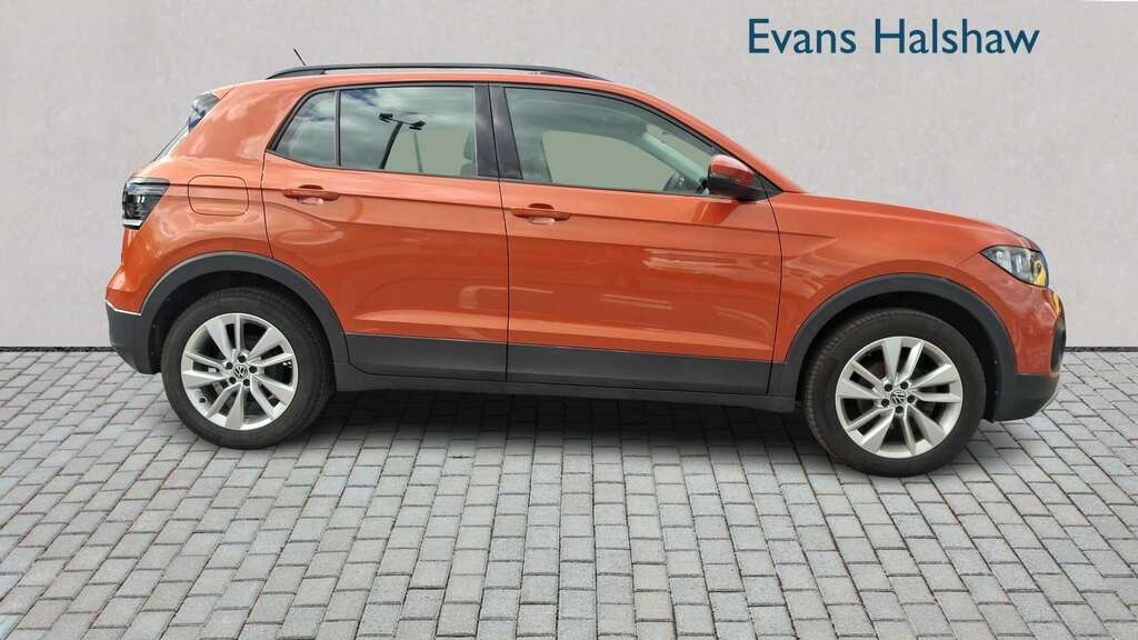 Volkswagen T-Cross 1.0 Tsi Se 2023 Orange #3
