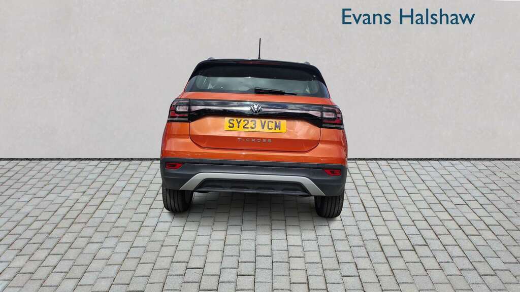 Volkswagen T-Cross 1.0 Tsi Se 2023 Orange #2