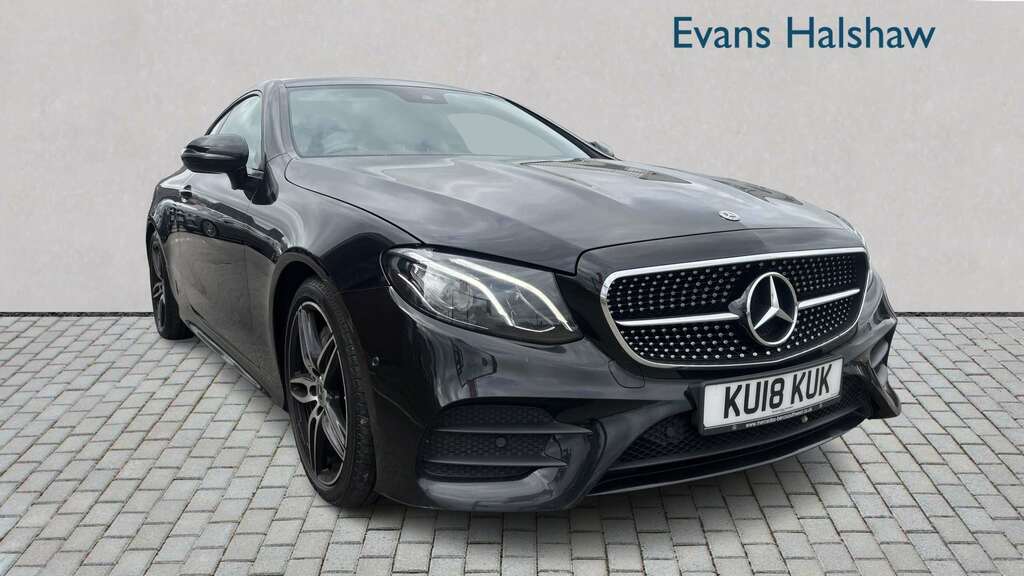 Mercedes-Benz E Class E300 Amg Line 9G-tronic 2018 Black