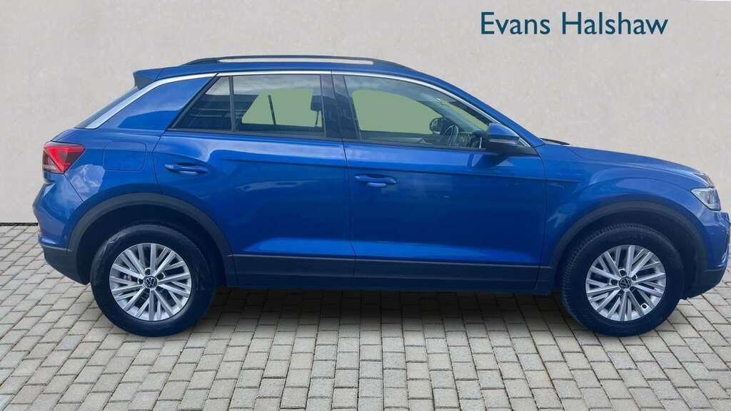 Volkswagen T-Roc 1.5 Tsi Life Dsg 2022 YW22FGP Blue #3