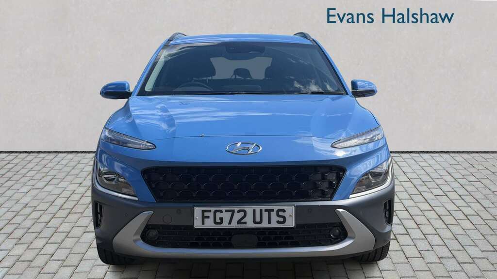 Hyundai Kona 1.6 Gdi Hybrid Premium Dct 2022 Blue #4