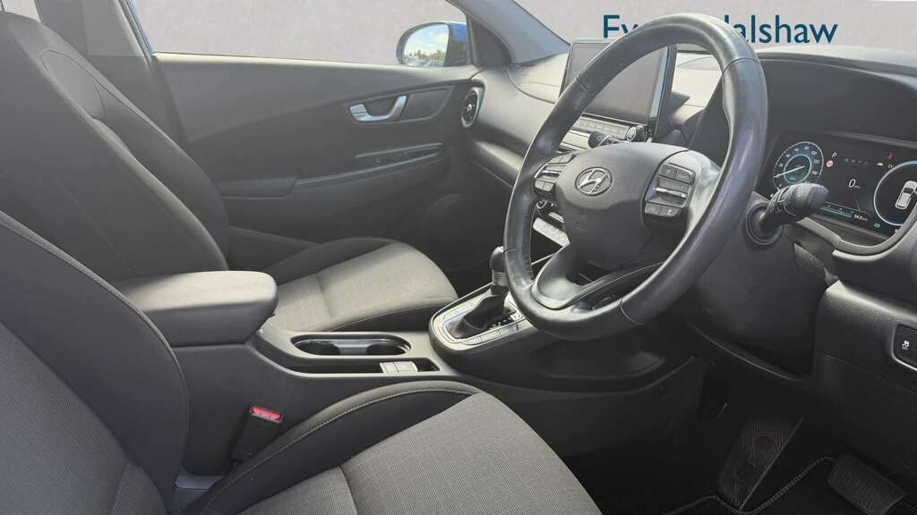 Hyundai Kona 1.6 Gdi Hybrid Premium Dct 2022 Blue #3
