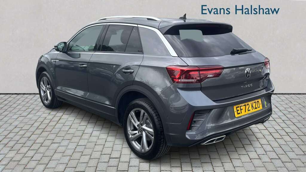 Volkswagen T-Roc 1.5 Tsi R-line Dsg 2023 Grey #2