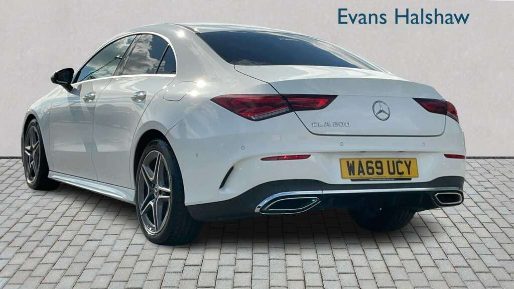 Mercedes-Benz CLA Class 200 Amg Line Premium Tip 2019 White #2