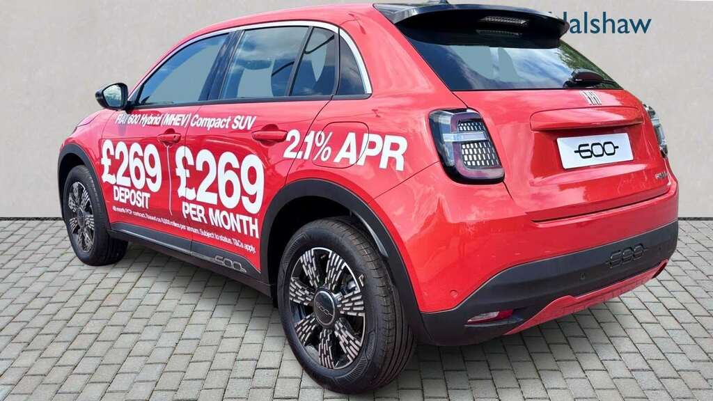 Fiat 600 1.2 Hybrid 48V Edct-6 2026 Orange #3