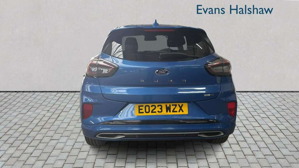 Ford Puma 1.0 Ecoboost Hybr Mhev 155 St-line Vignale Dct EO23WZX Blue #4
