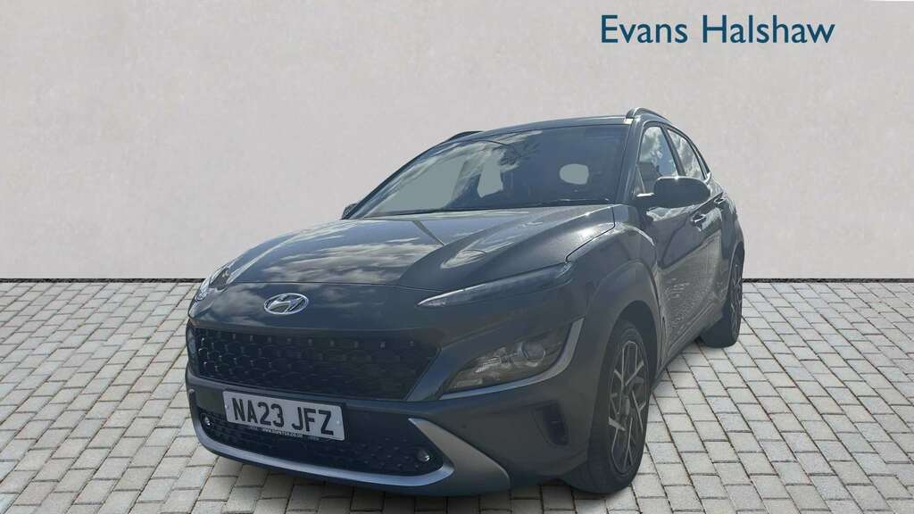 Hyundai Kona 1.6 Gdi Hybrid Premium Dct 2023 Grey #2