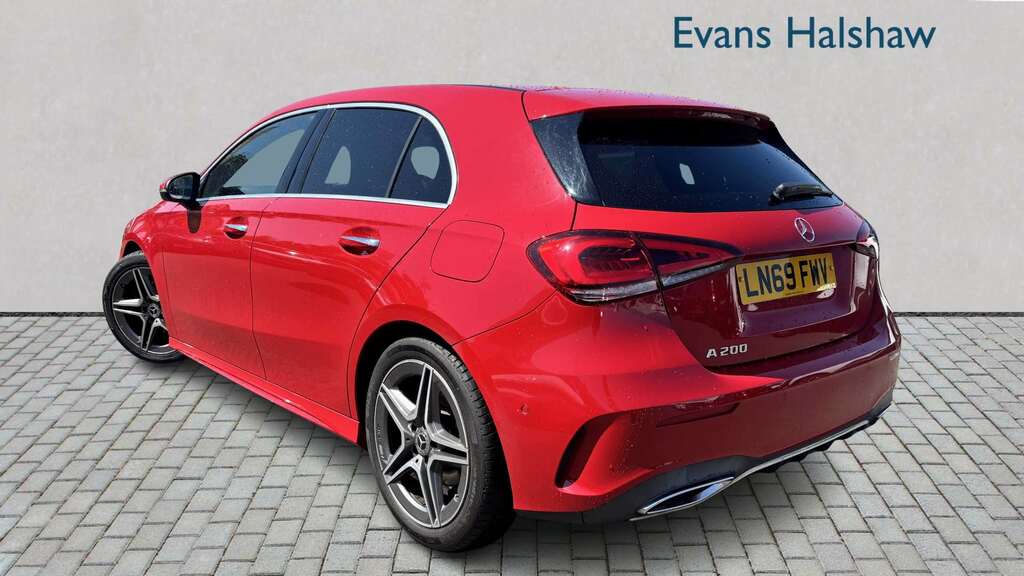 Mercedes-Benz A Class A200 Amg Line Premium Plus 2019 LN69FWV Red #2