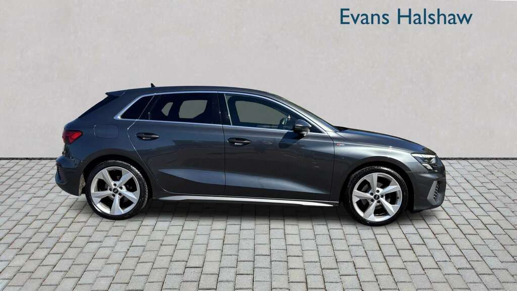 Audi A3 30 Tfsi S Line 2023 FT72JJF Grey #3