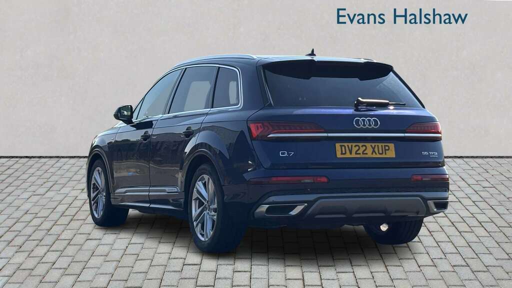 Audi Q7 55 Tfsi Quattro S Line Tiptronic 2022 Blue #2
