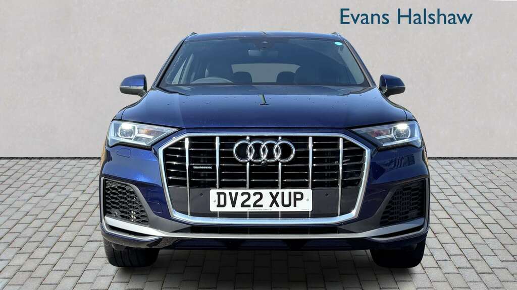 Audi Q7 55 Tfsi Quattro S Line Tiptronic 2022 Blue #4