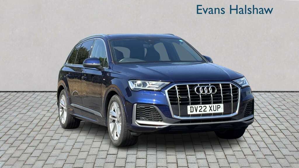 Audi Q7 55 Tfsi Quattro S Line Tiptronic 2022 Blue