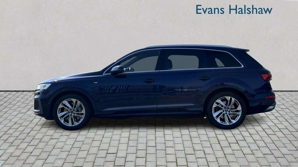 Audi Q7 55 Tfsi Quattro S Line Tiptronic 2022 Blue #6