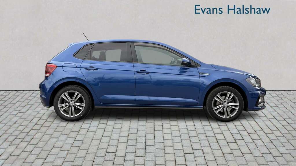 Volkswagen Polo 1.0 Tsi 115 R-line 2019 Blue #4