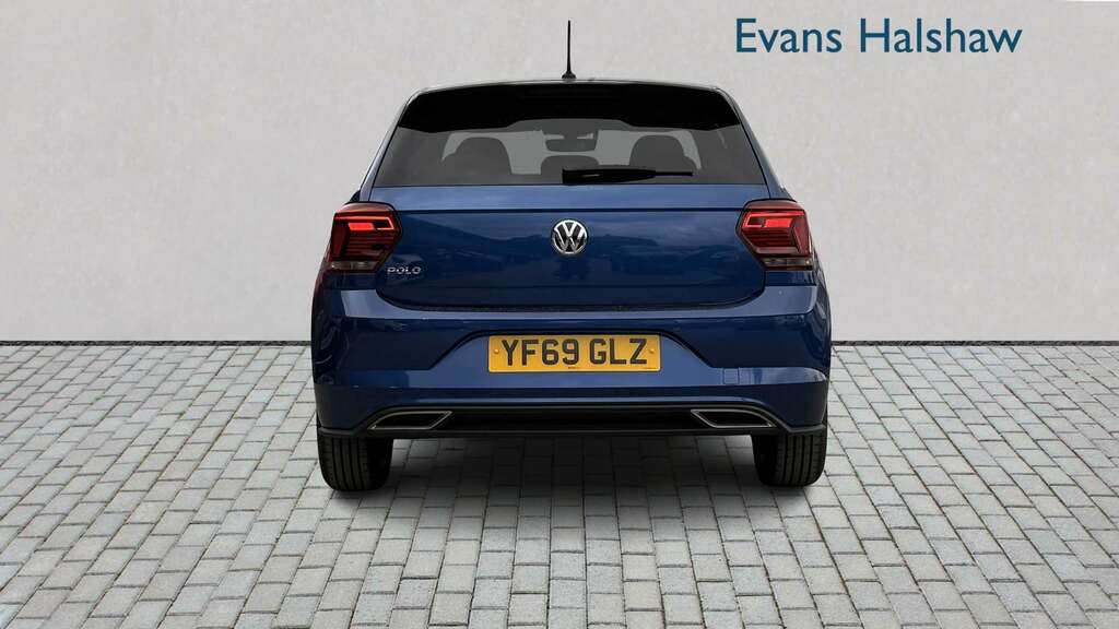 Volkswagen Polo 1.0 Tsi 115 R-line 2019 Blue #3