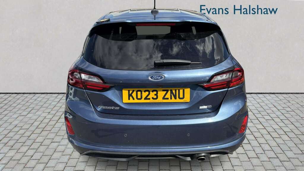 Ford Fiesta 1.0 Ecoboost Hybrid Mhev 125 St-line X 2023 Blue #4