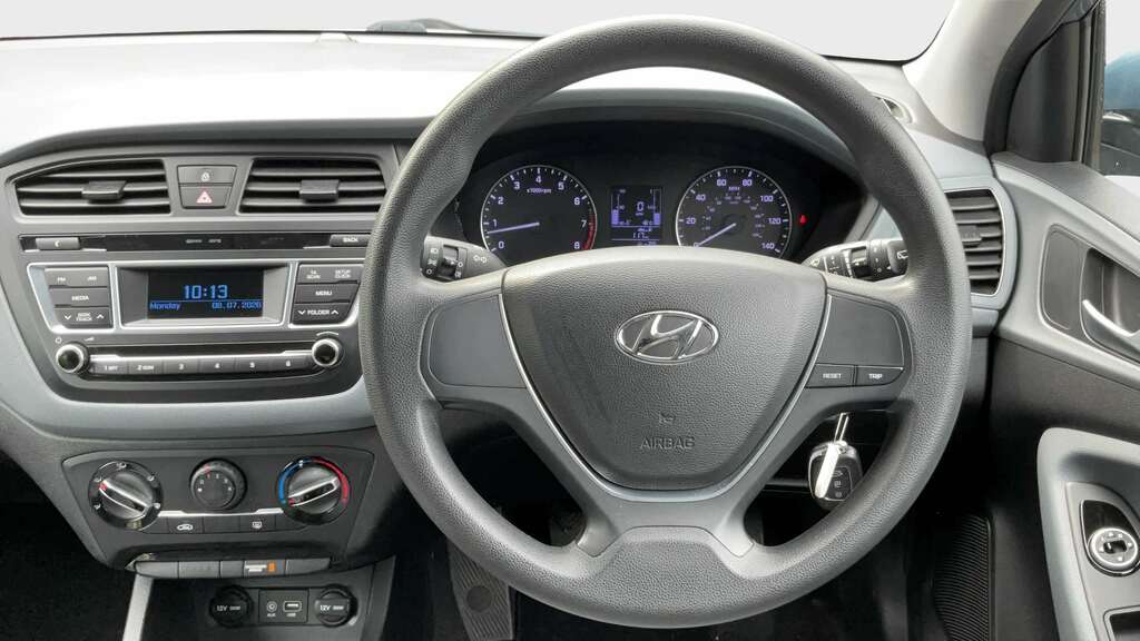 Hyundai I20 1.2 S 2015 Blue #6