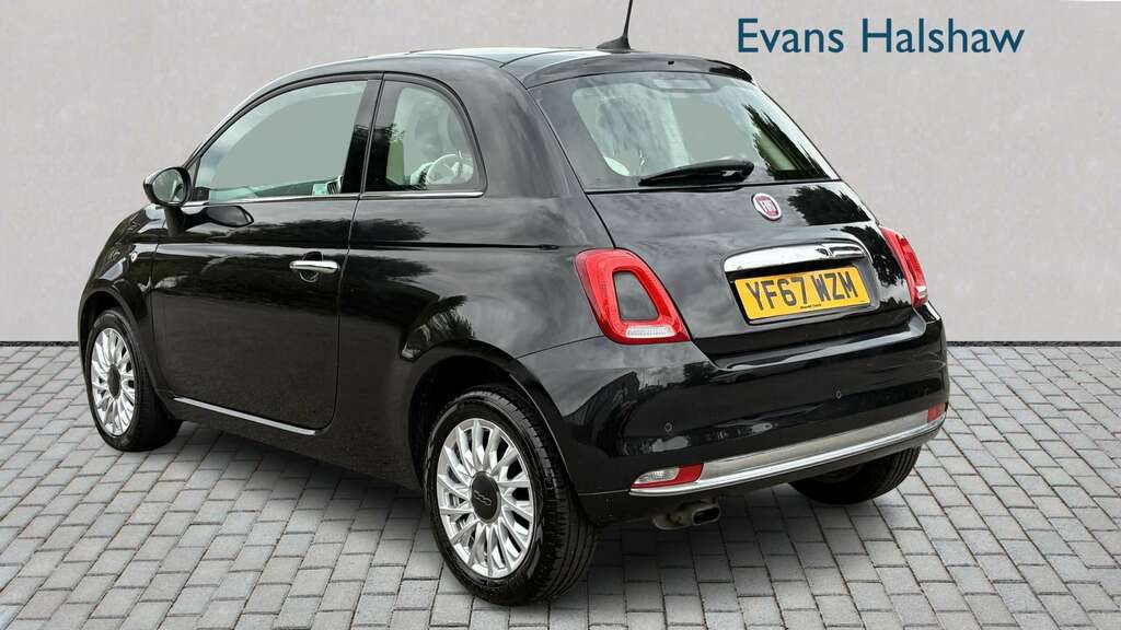 Fiat 500 1.2 Lounge 2017 Black #4