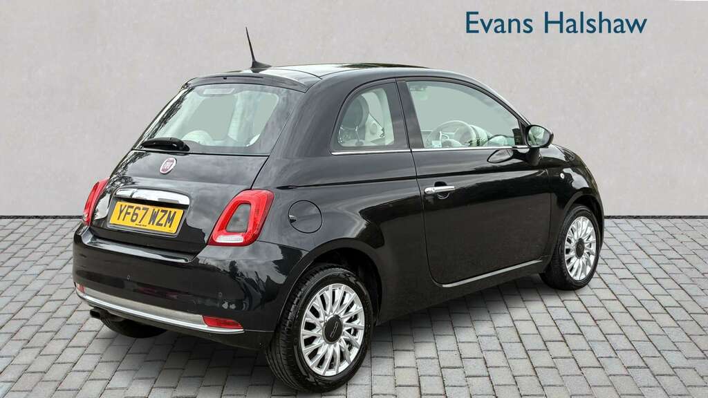Fiat 500 1.2 Lounge 2017 Black #6