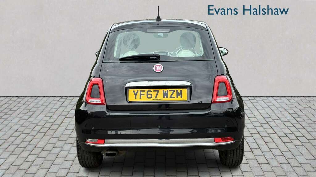 Fiat 500 1.2 Lounge 2017 Black #5
