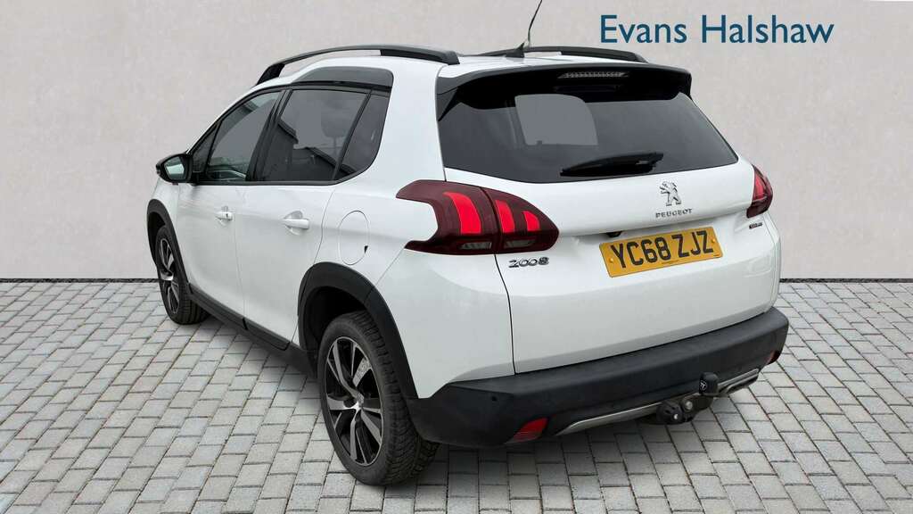 Peugeot 2008 1.6 Bluehdi 100 Gt Line 2018 White #4