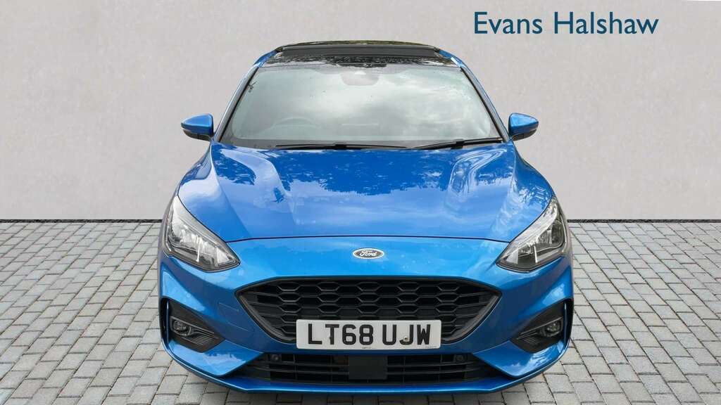 Ford Focus 1.0 Ecoboost 125 St-line X 2018 LT68UJW Blue #3