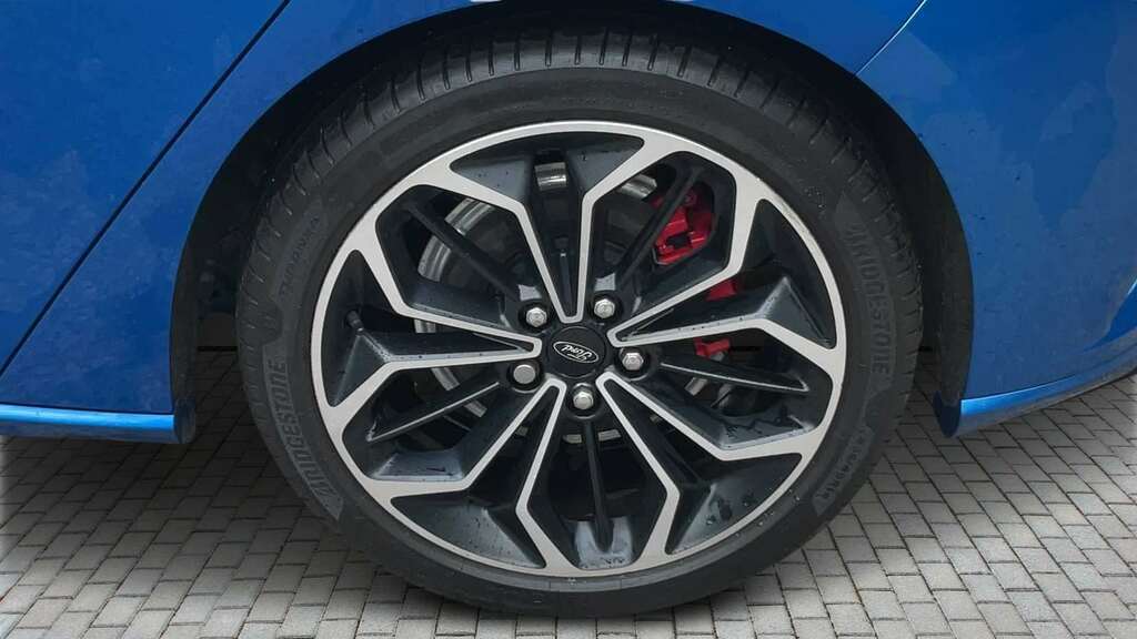 Ford Focus 1.0 Ecoboost 125 St-line X 2018 LT68UJW Blue #5