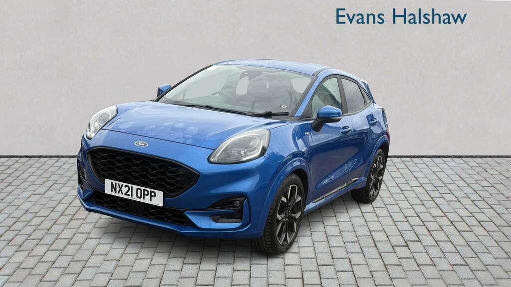 Ford Puma 1.0 Ecoboost Hybrid Mhev 155 St-line X 2021 Blue #3