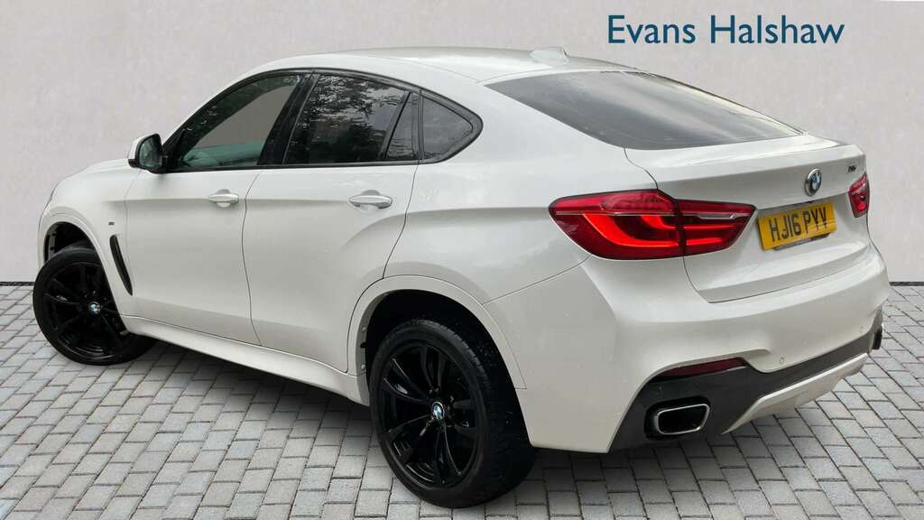 BMW X6 Xdrive40d M Sport Step 2016 White #2