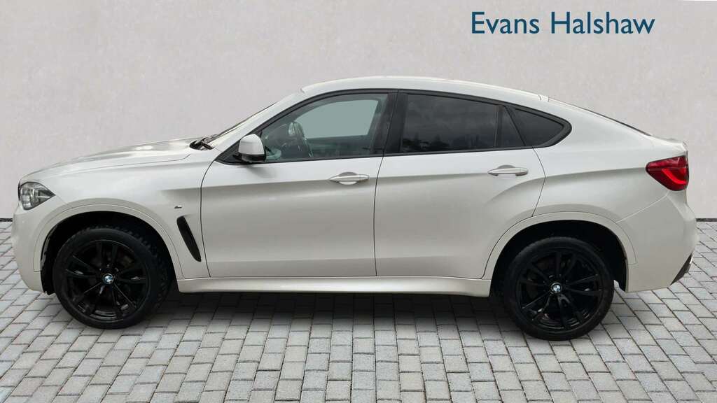 BMW X6 Xdrive40d M Sport Step 2016 White #3