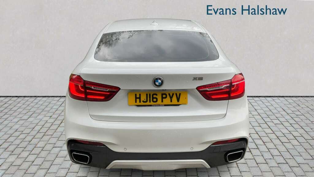 BMW X6 Xdrive40d M Sport Step 2016 White #4