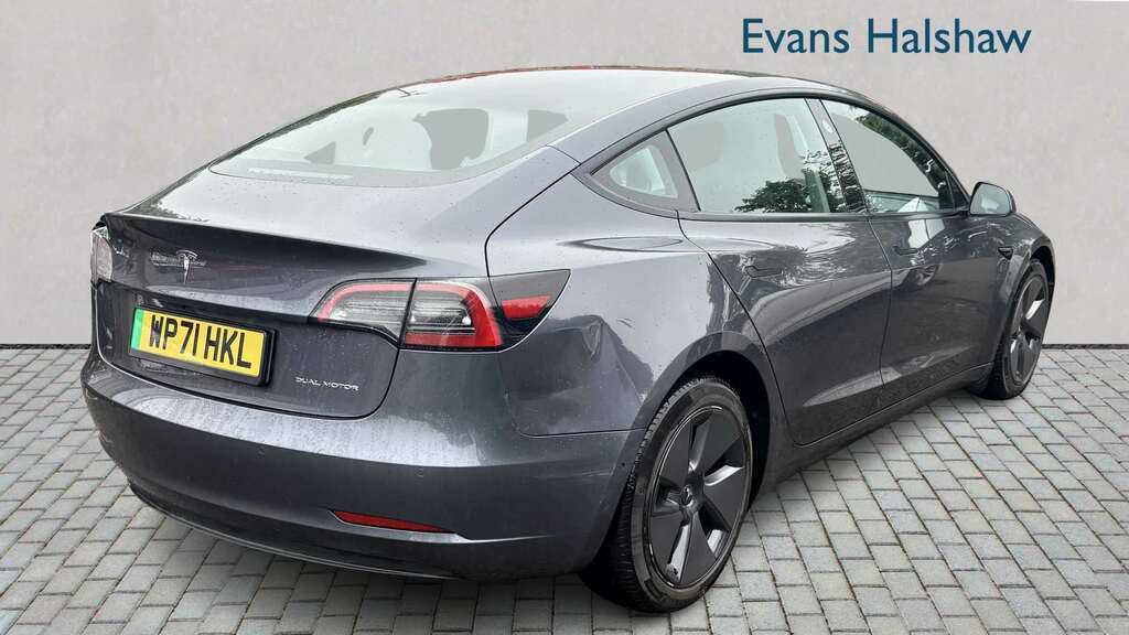 Tesla Model 3 Long Range Awd 2021 WP71HKL Grey #4