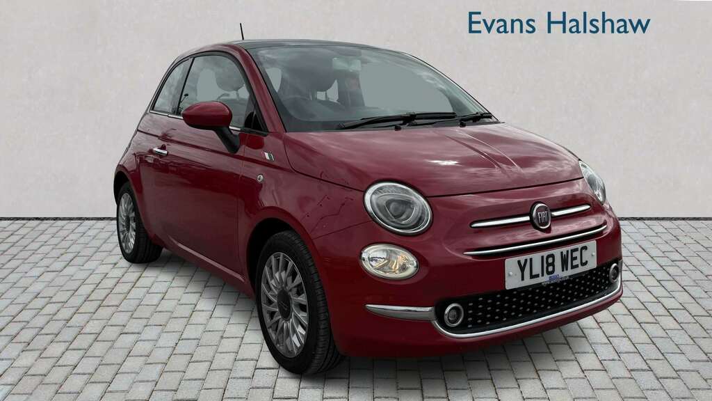 Fiat 500 1.2 Lounge 2018 Red