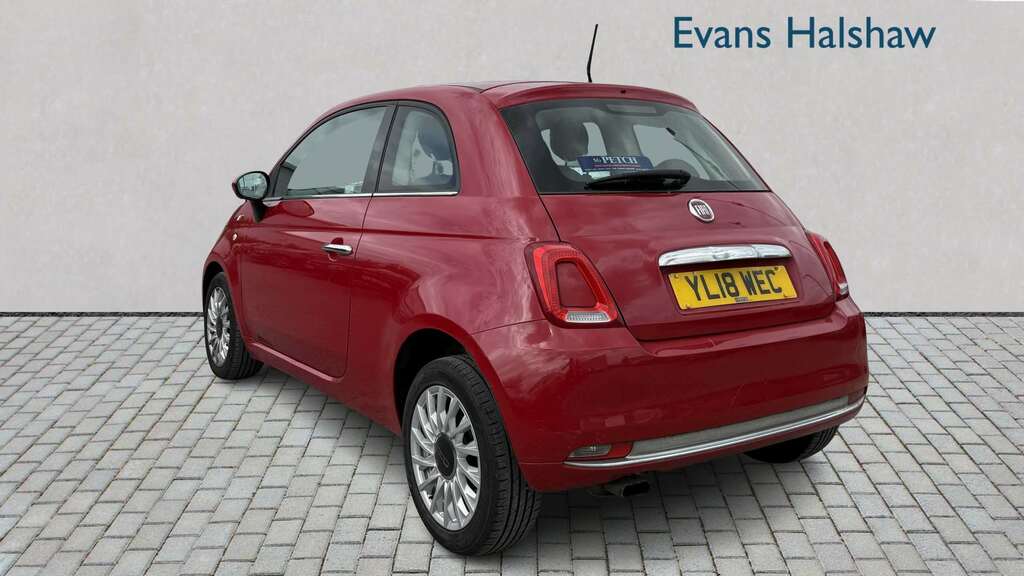 Fiat 500 1.2 Lounge 2018 Red #5
