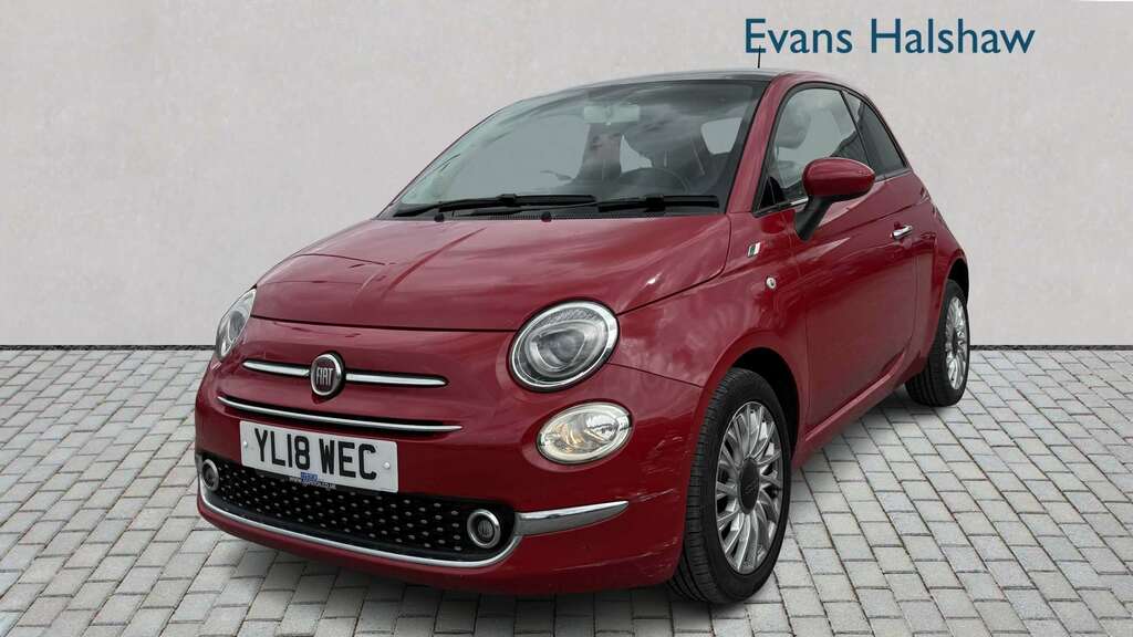 Fiat 500 1.2 Lounge 2018 Red #3