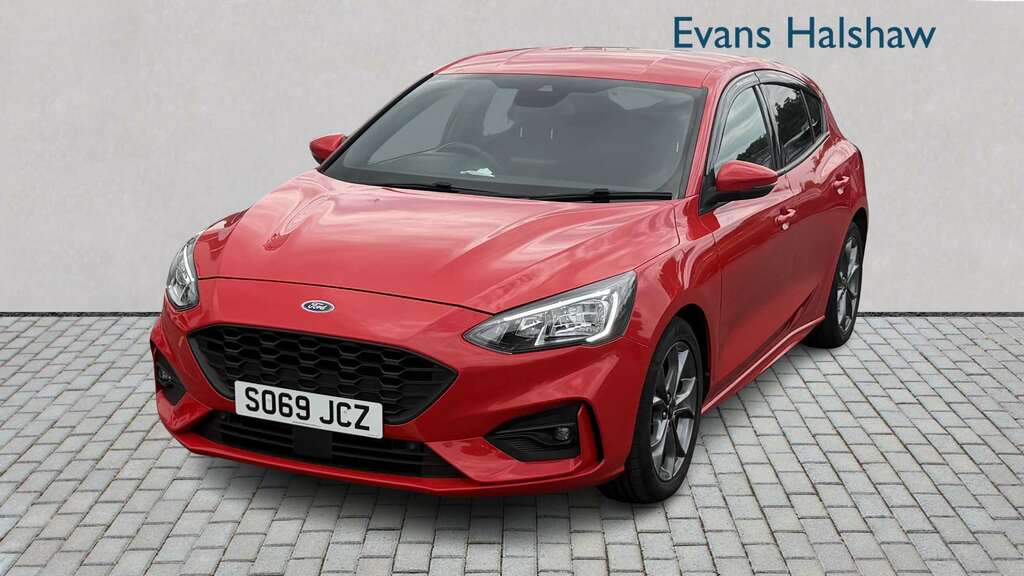 Ford Focus 1.5 Ecoblue 120 St-line 2020 Red #3