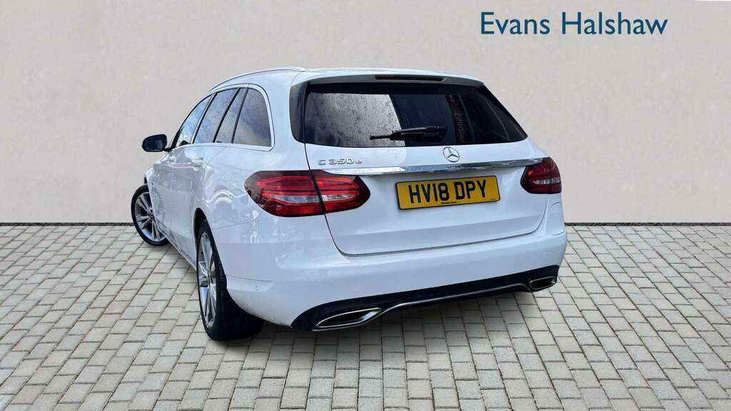 Mercedes-Benz C Class C350e Sport 2018 White