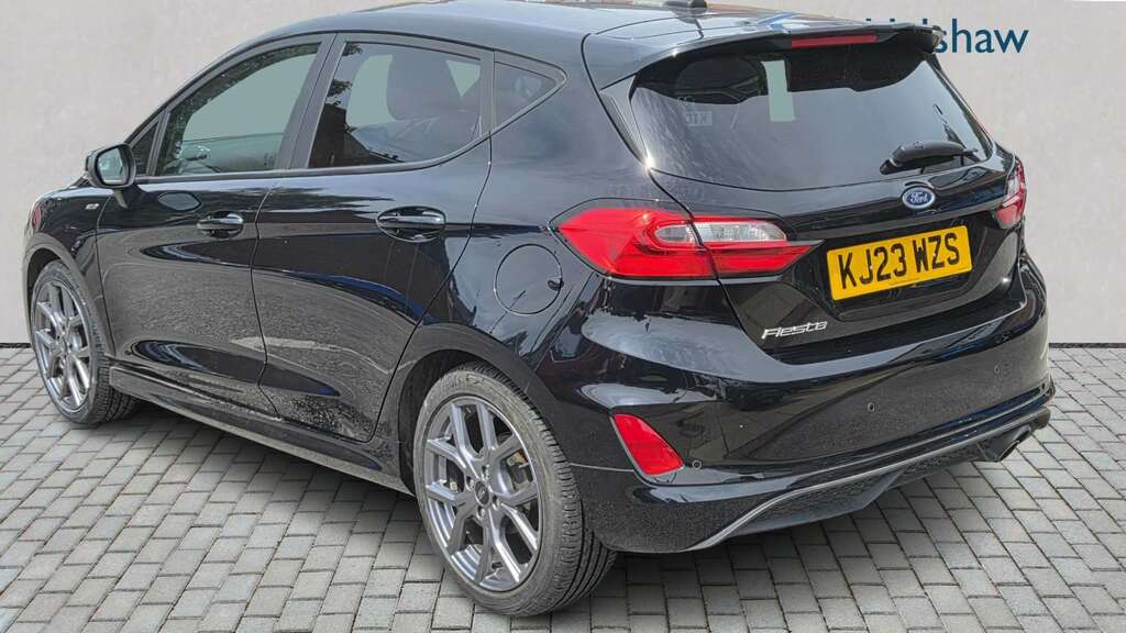 Ford Fiesta 1.0 Ecoboost St-line 2023 KJ23WZS Black #2
